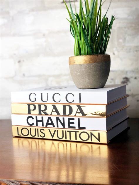 chanel gucci louis vuitton books